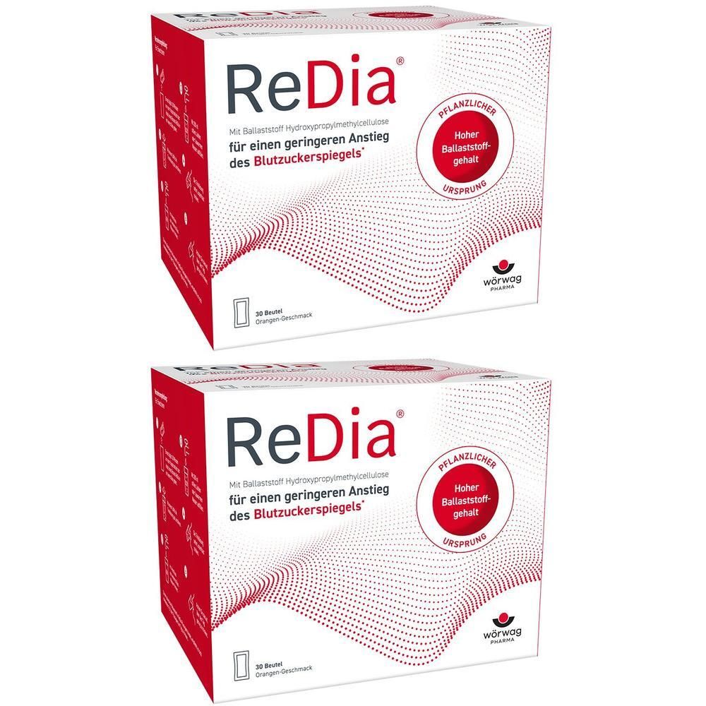 Redia Granulat Ballaststoff-Drink 2x 2x30x12 g zur Herstellung einer Susp. zum Einnehmen