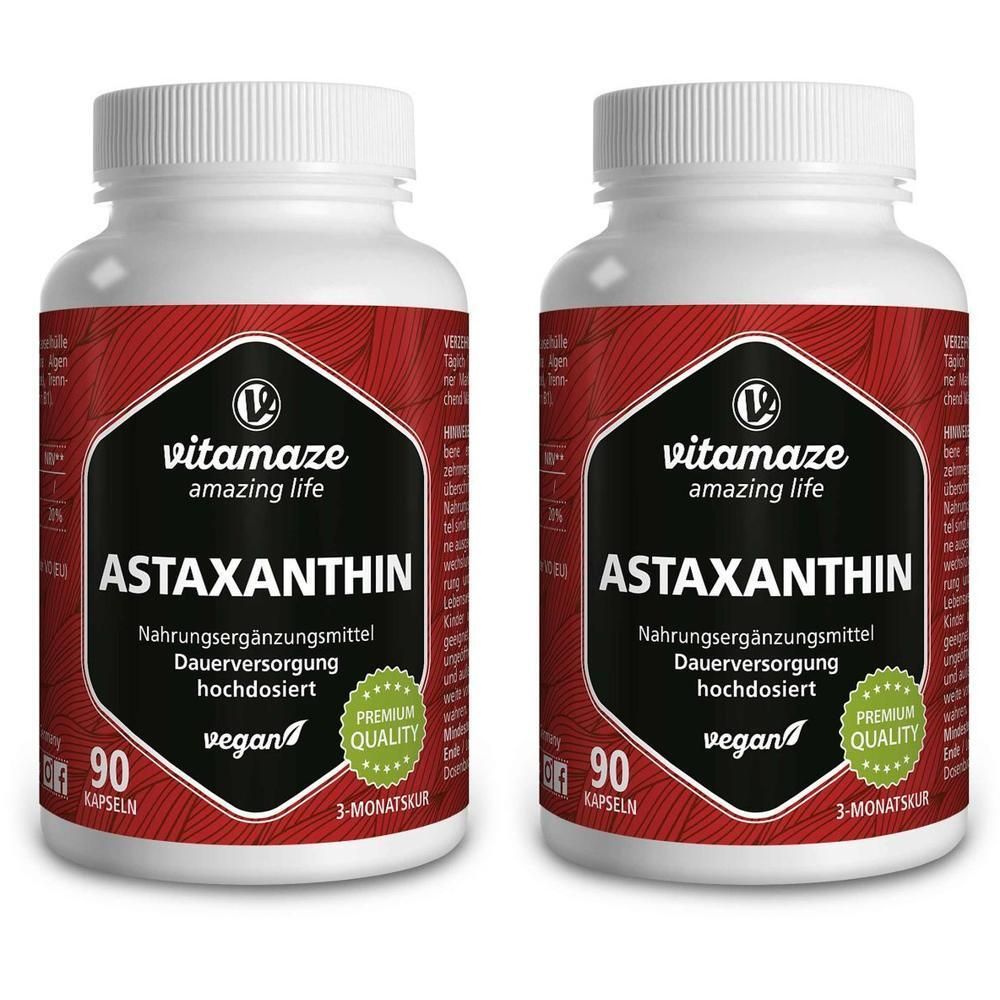 Astaxanthin 4 mg vegan Kapseln 2x 2x90 St