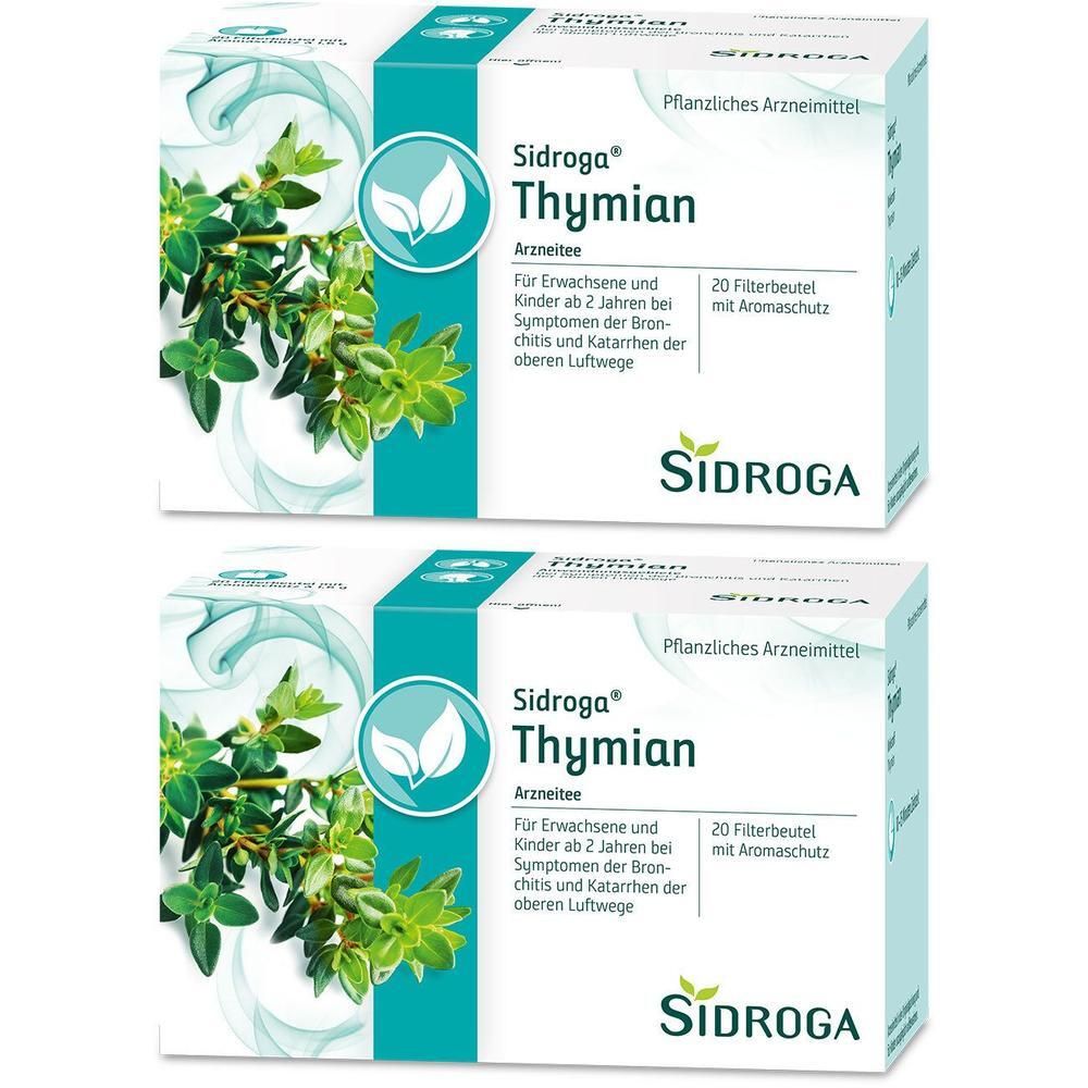 Sidroga Thymian Tee Filterbeutel 2x 2x20x1,6 g
