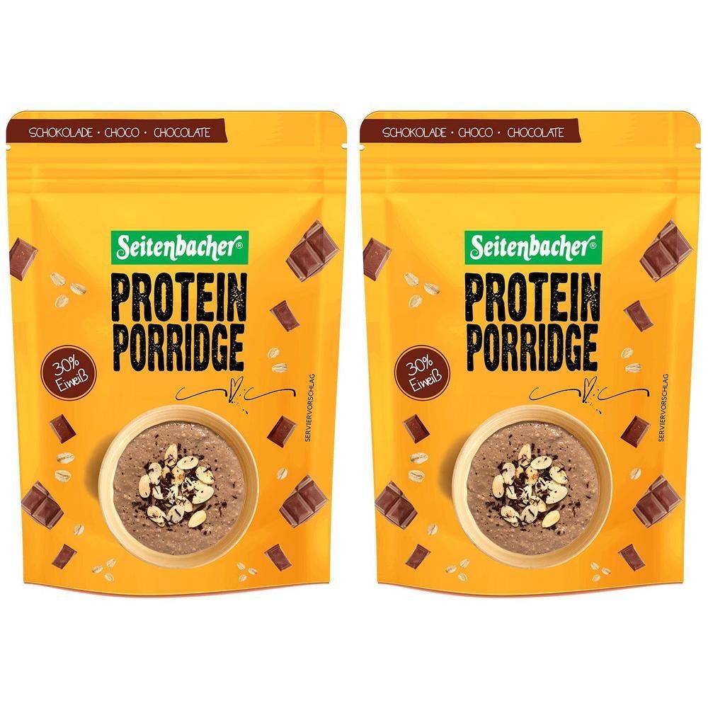 Seitenbacher Protein Porridge Schoko, 500g 2x 2x500 g Pulver