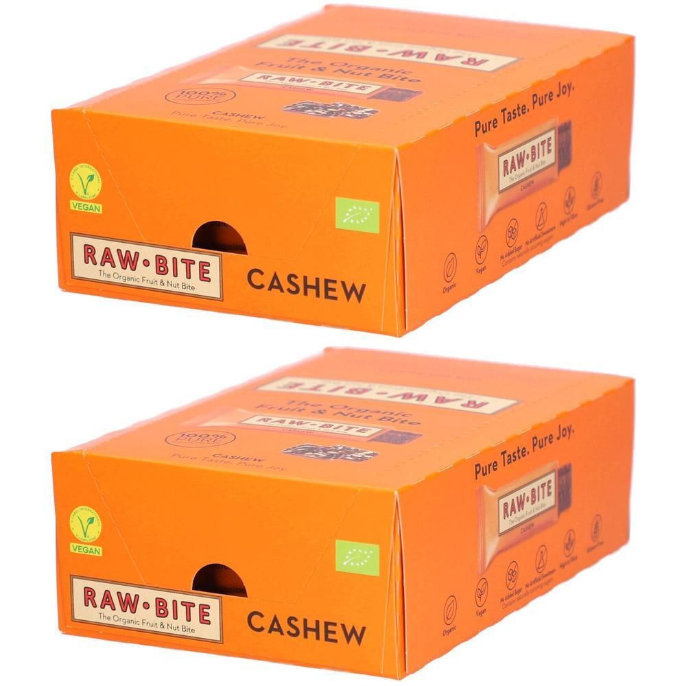 RAW Bite BIO Cashew 12x50g 2x 2x12x50 g