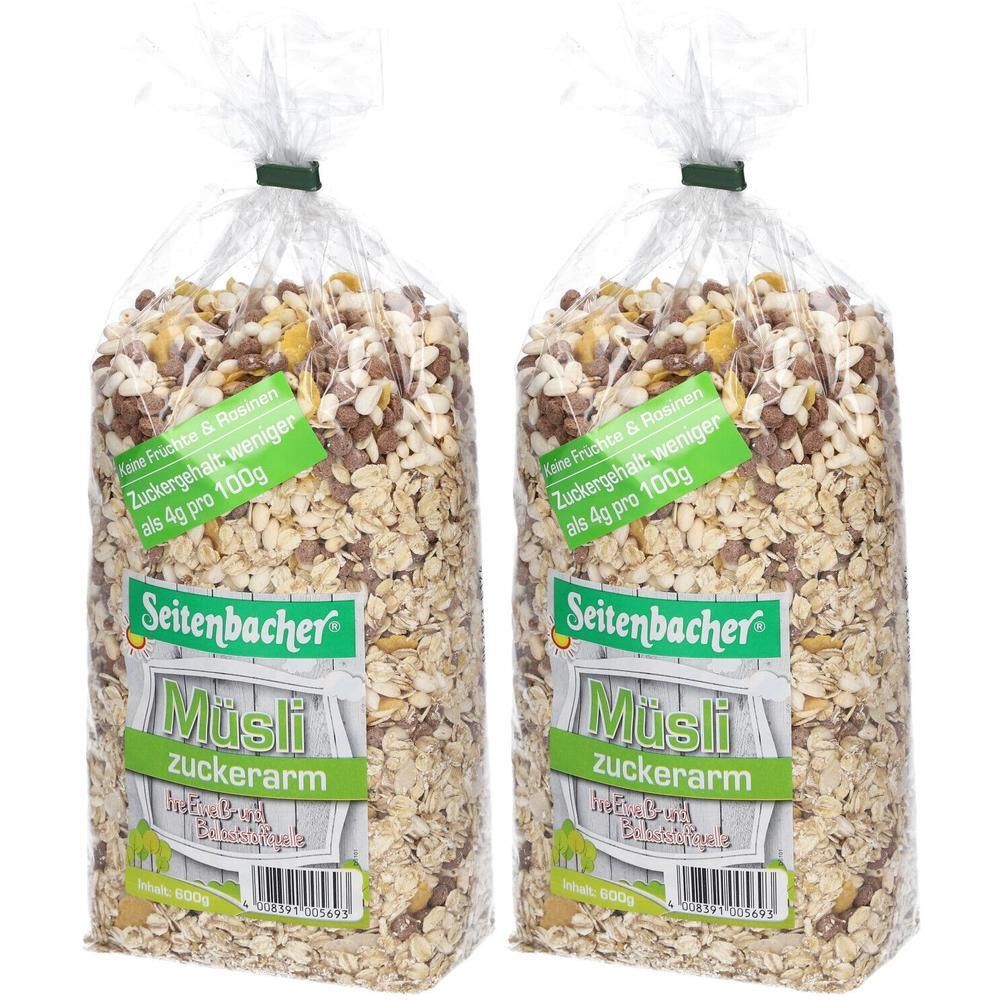 Seitenbacher Sb.-Müsli Zuckerarm 2x 2x600 g