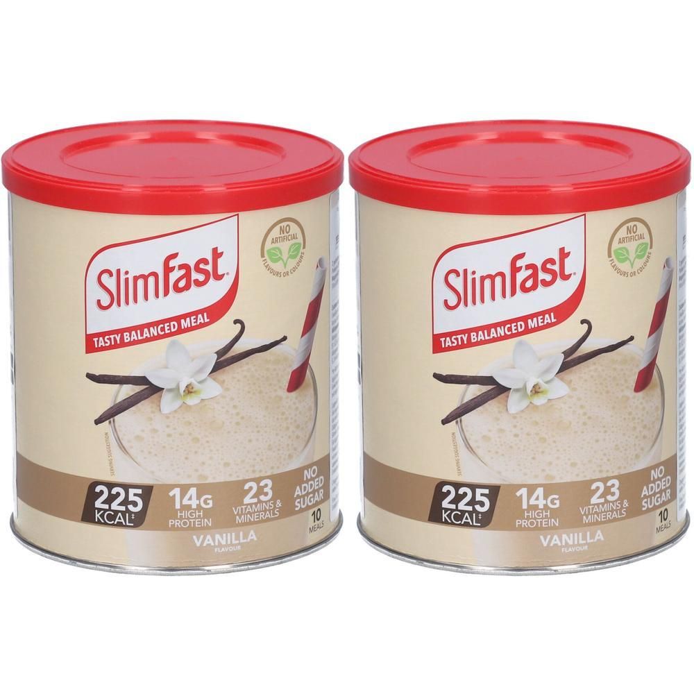 Slim Fast Pulver Vanille 2x 2x365 g