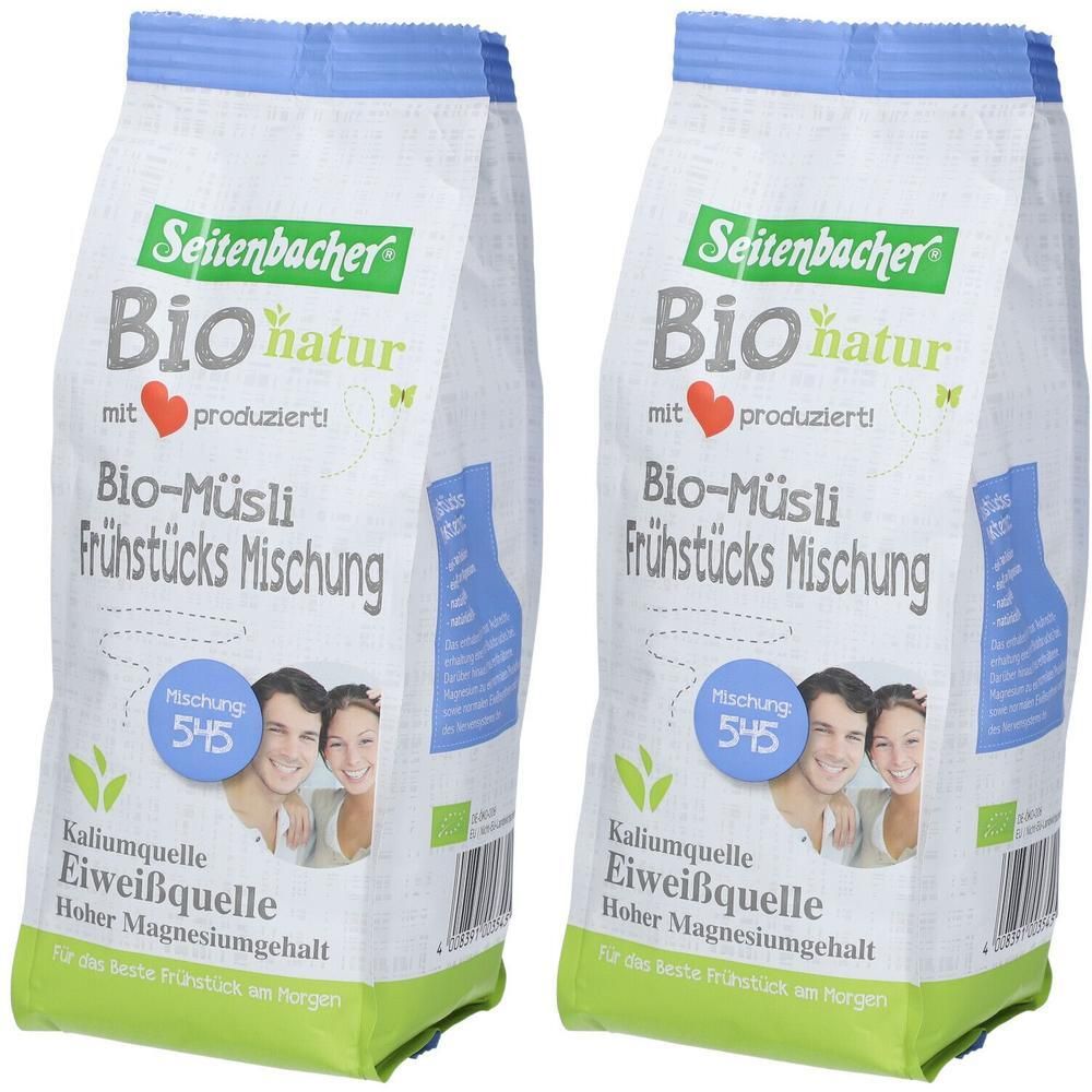 Seitenbacher Bio Frühstücks-Mischung 2x 2x500 g