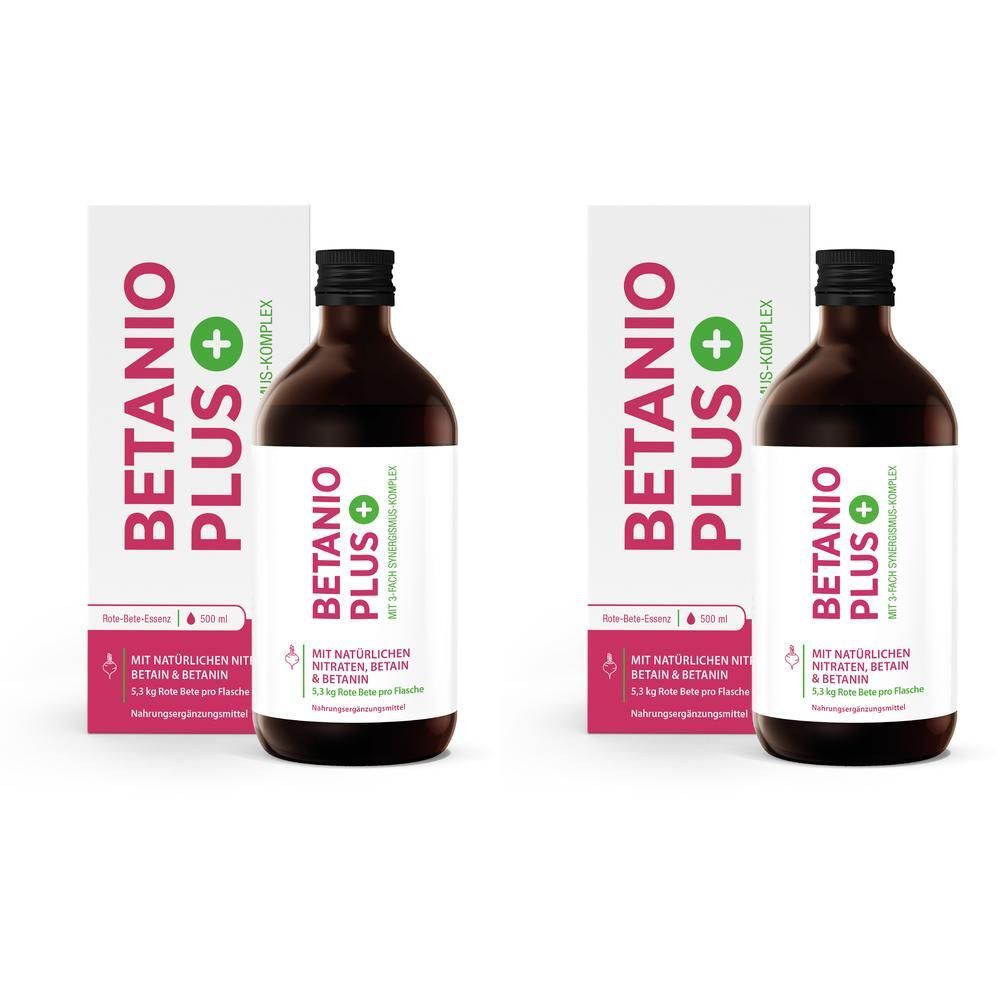 Betanio Plus Rote Beete Bio 2x 2x500 ml Konzentrat