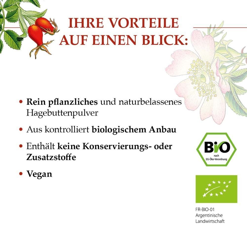 Bio Hagebutten Pulver