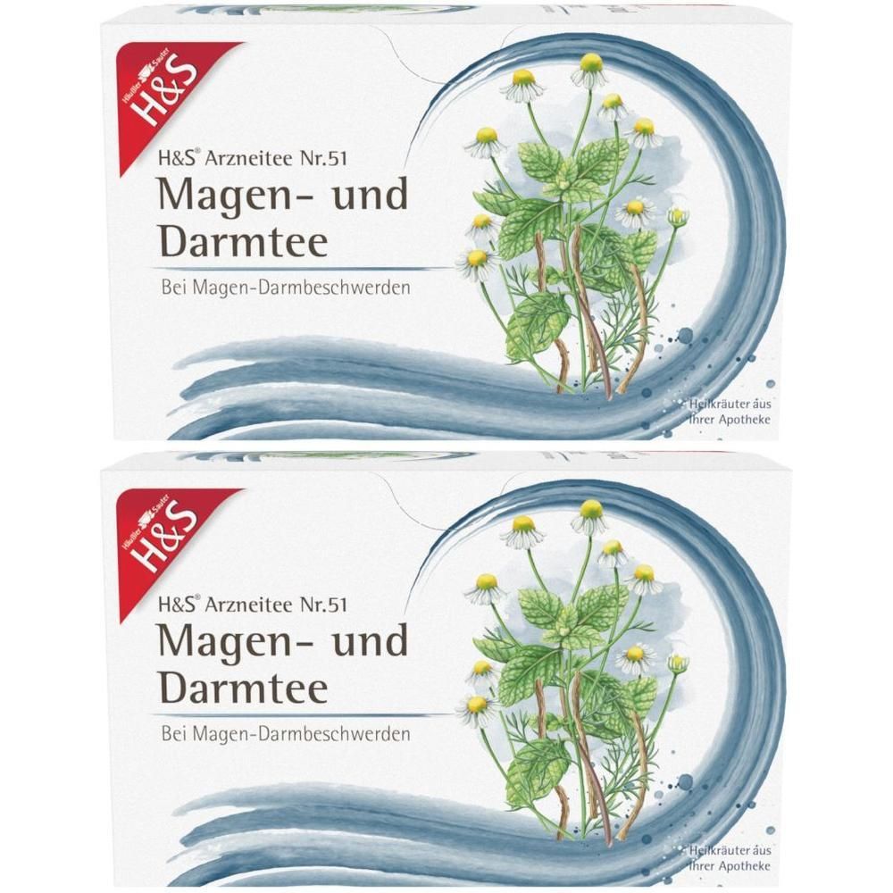 H&S Magen- und Darmtee Filterbeutel 2x 2x20x2 g