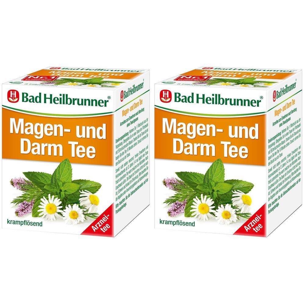 BAD Heilbrunner Magen- und Darm Tee N Filterbeutel 2x 2x8x1,75 g