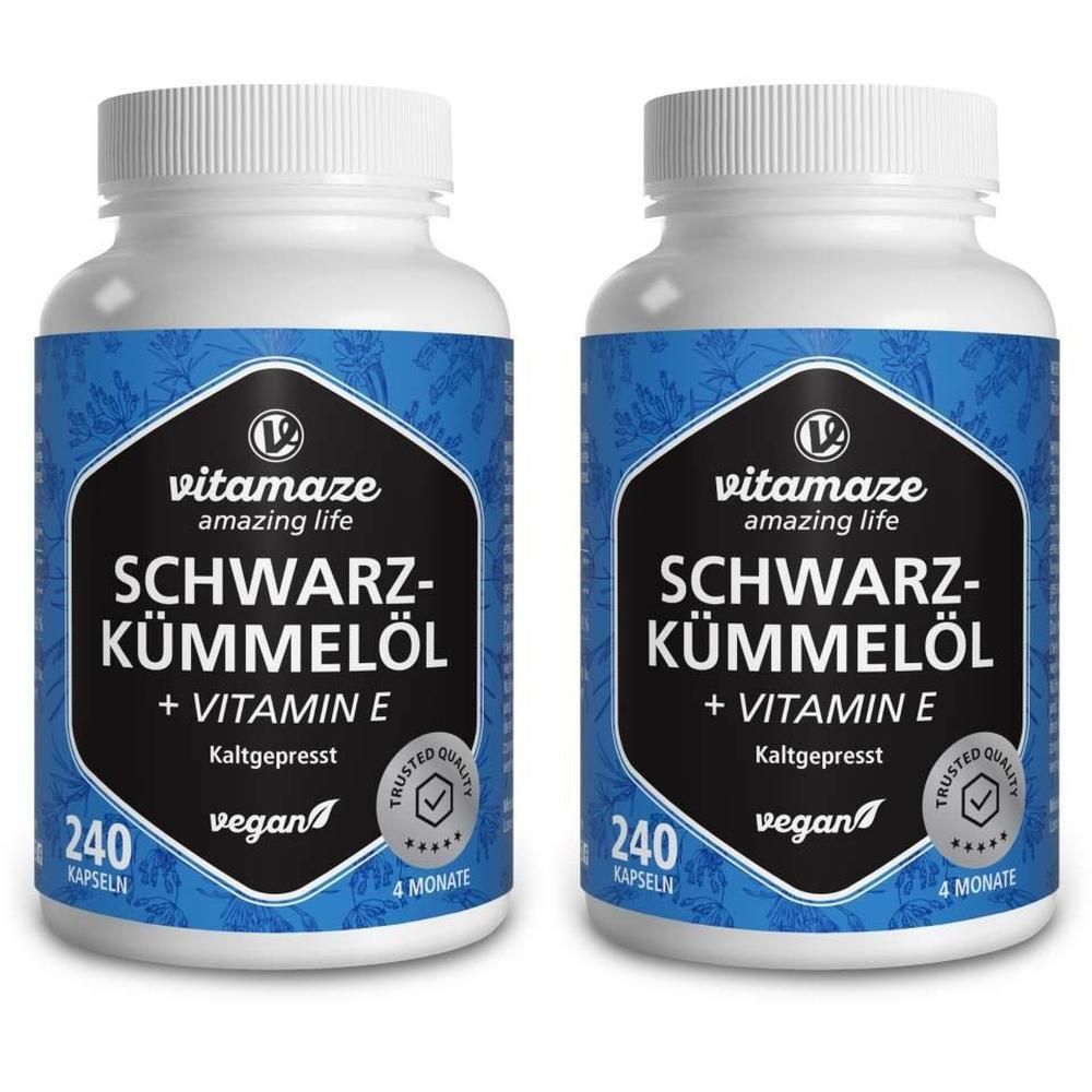 Schwarzkümmelöl Kapseln+Vitamin E 2x 2x240 St Kapseln