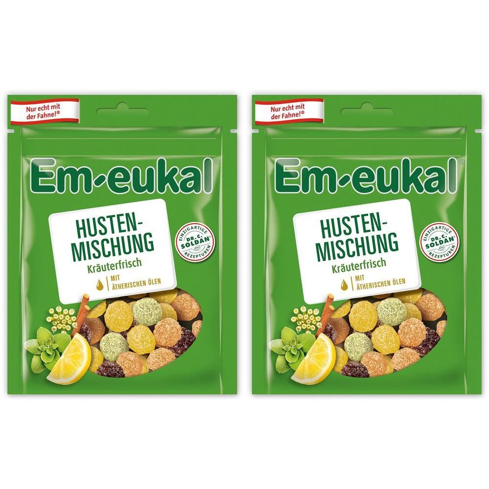 Em-Eukal Gummidrops Hustenmischung zuckerhaltig 2x 2x90 g Bonbons