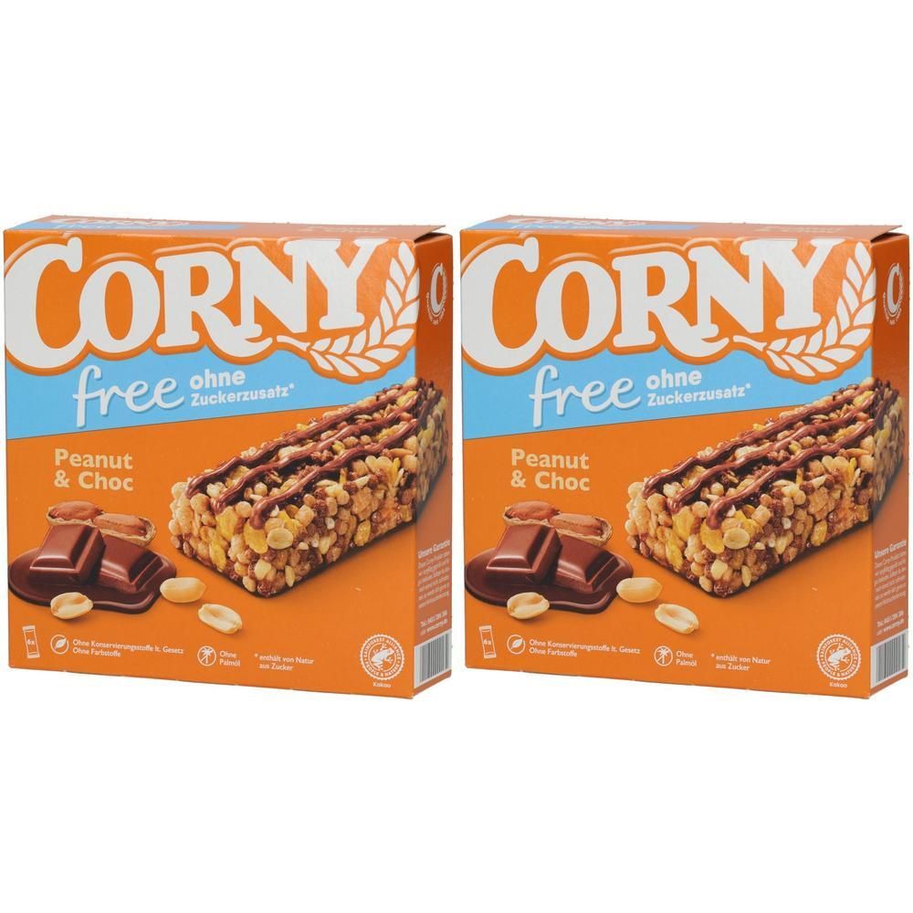 Corny free Erdnuss-Schoko 6x20g 2x 2x6x20 g