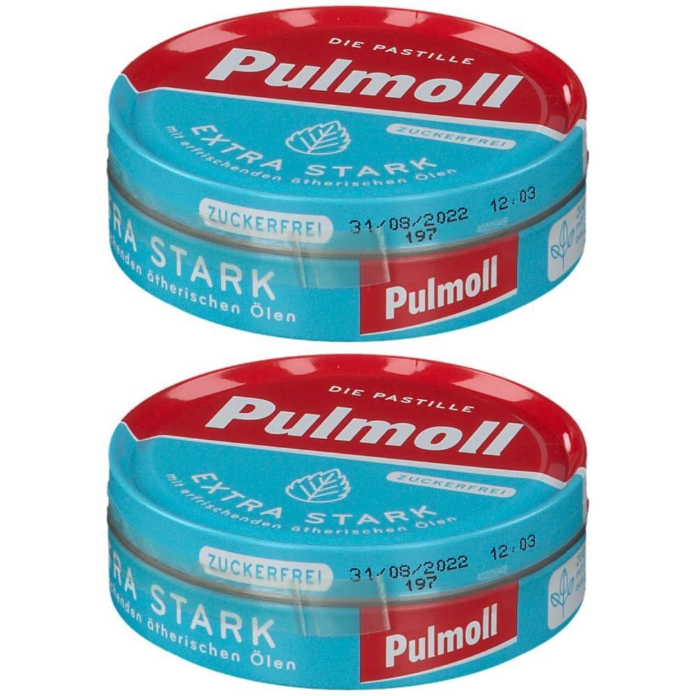 Pulmoll Extra stark zuckerfrei Bonbons 2x 2x50 g