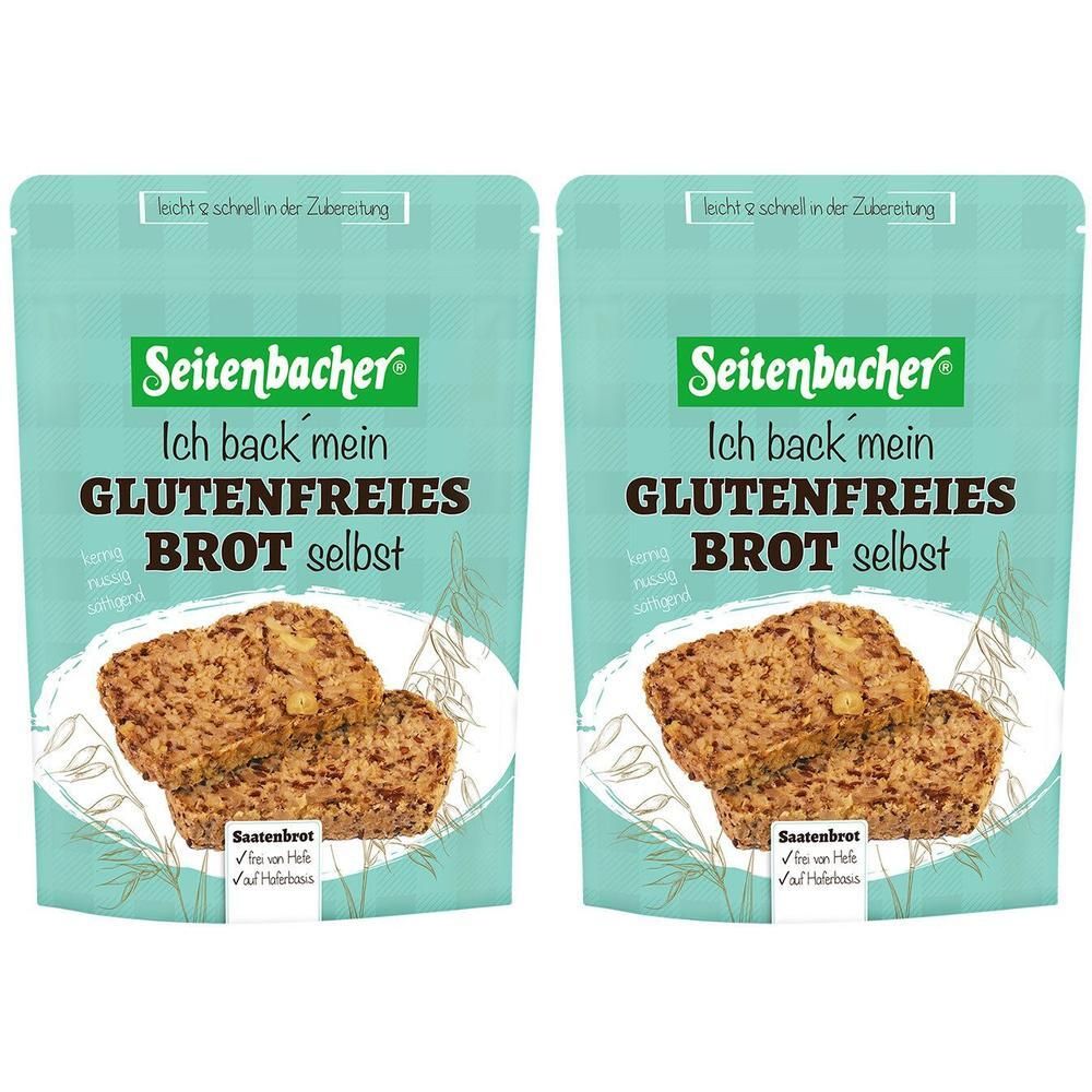 Seitenbacher Glutenfreie Brot-Backmischung 2x 2x500 g