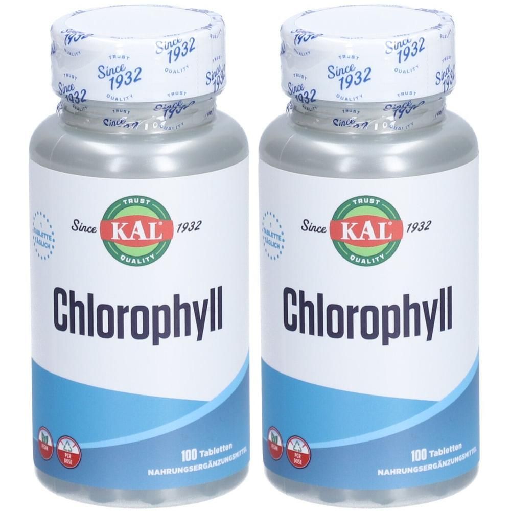 Chlorophyll KAL Tabletten 2x 2x100 St