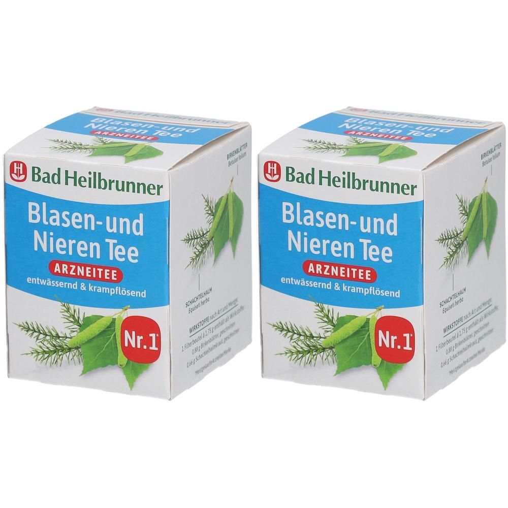 BAD Heilbrunner Blasen- und Nieren Tee Filterbeut. 2x 2x8x1,75 g Filterbeutel