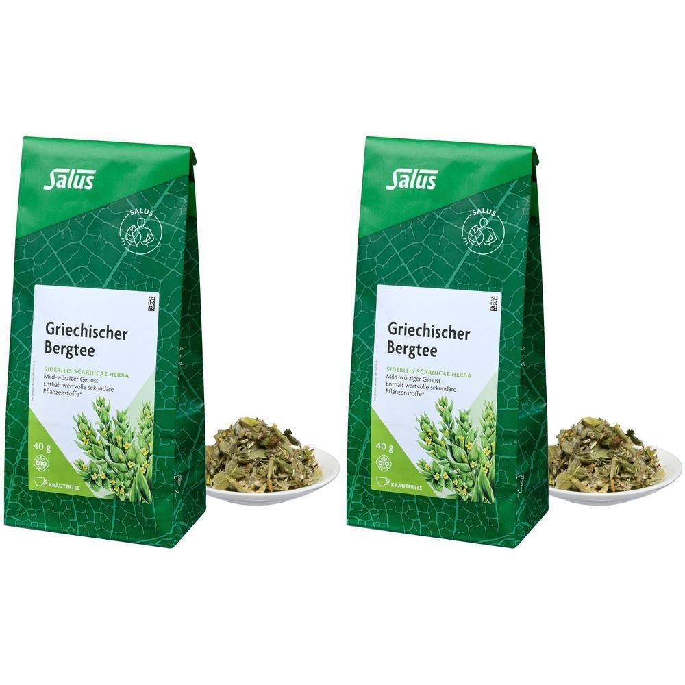 Griechischer Bergtee Sideritis scardica Bio Salus 2x 2x40 g Tee