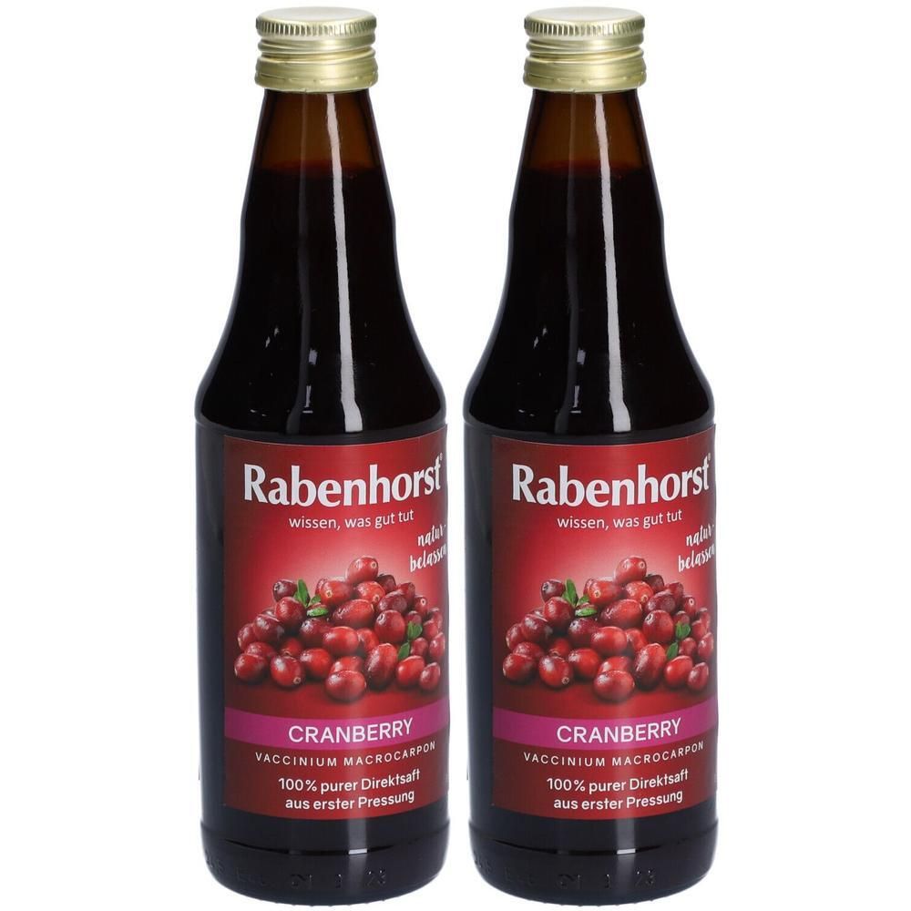 Rabenhorst Cranberry Muttersaft 2x 2x330 ml Saft