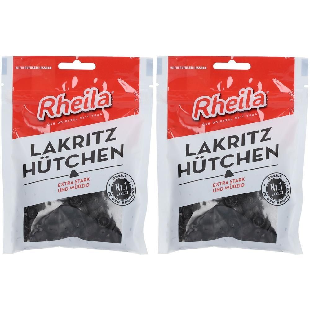Rheila Lakritz Hütchen Gummidrops mit Zucker 2x 2x90 g Bonbons