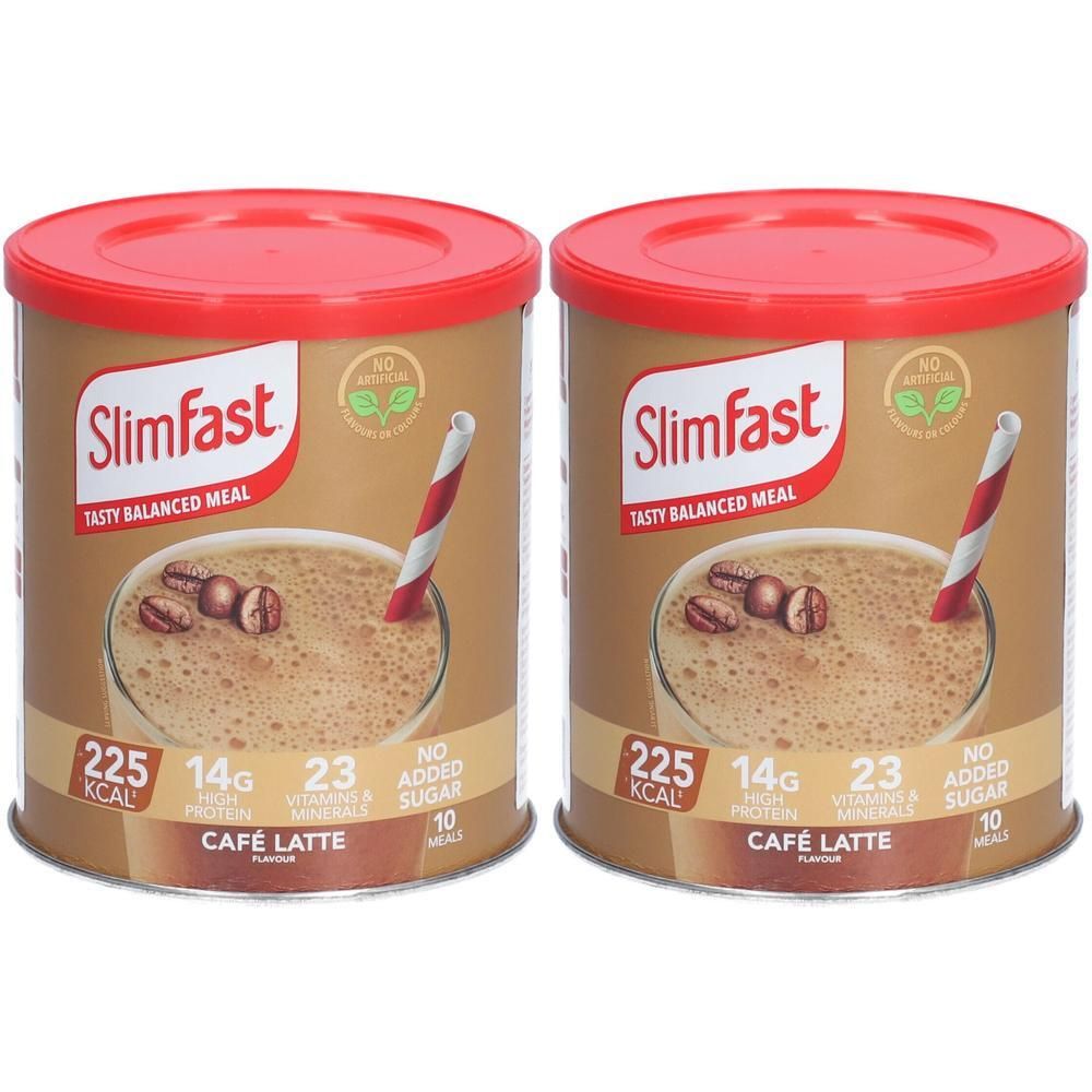 Slim Fast Pulver Cafe au Lait 2x 2x365 g