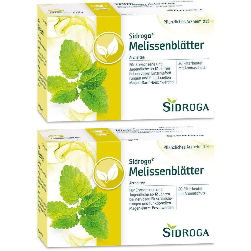 Sidroga Melissenblätter Tee Filterbeutel 2x 2x20x1,5 g