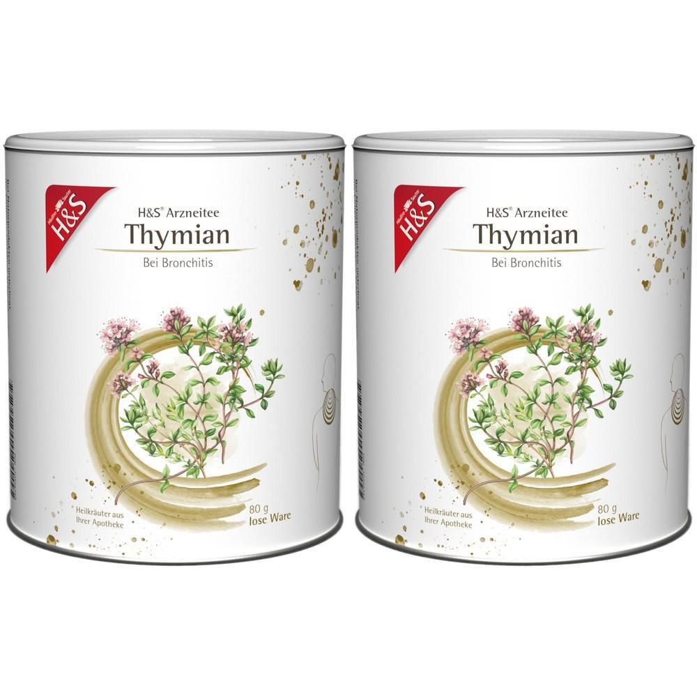 H&S Thymian Tee lose 2x 2x80 g