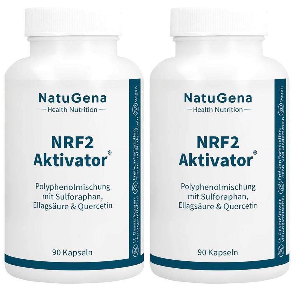 Nrf2 Aktivator Grüntee+Curcuma+Quercetin vegan Kps 2x 2x90 St Kapseln