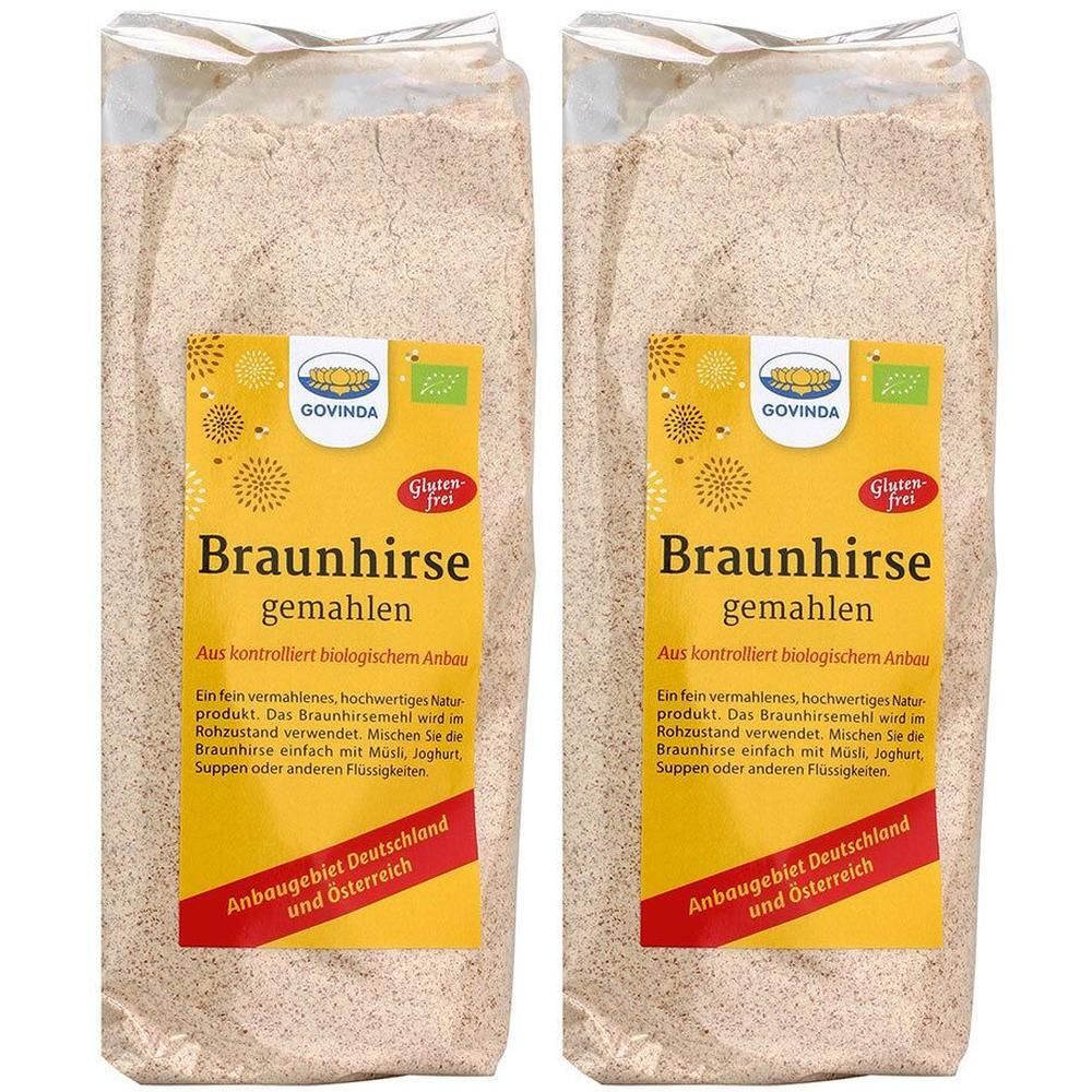 Govinda Braunhirse gemahlen 500g Bio 2x 2x500 g Pulver