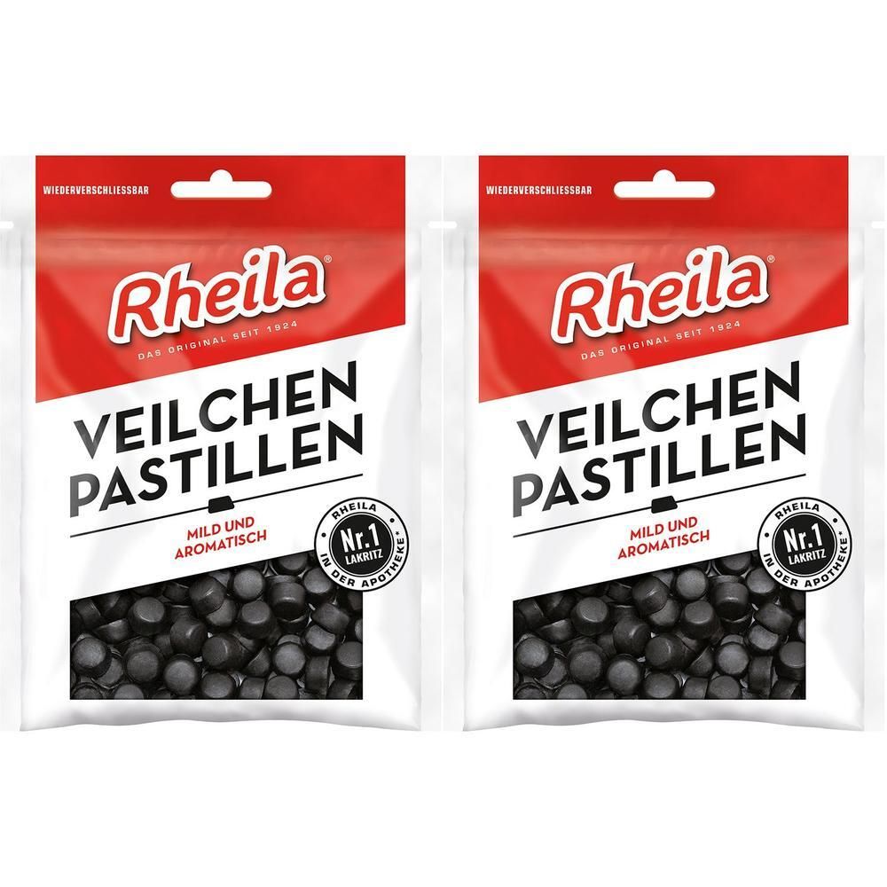 Rheila Veilchen Pastillen mit Zucker 2x 2x90 g Bonbons