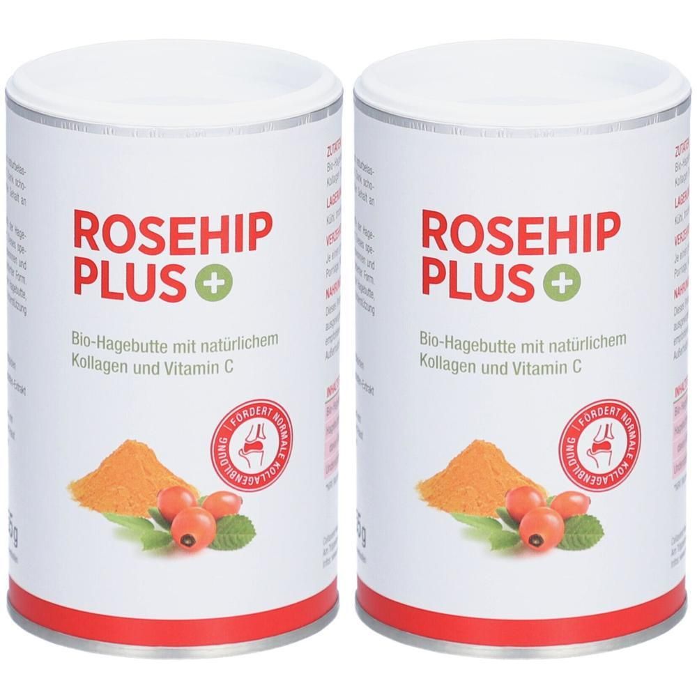 Rosehip Plus Hagebutte Kollagen2 Vit.C Pulver 2x 2x155 g