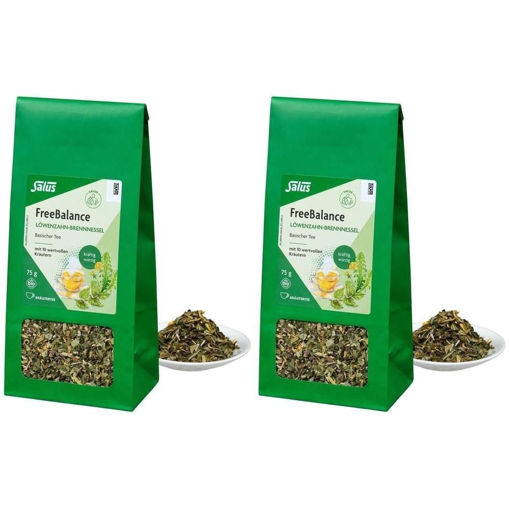 Freebalance Löwenzahn-Brennnessel Tee Bio Salus 2x 2x75 g