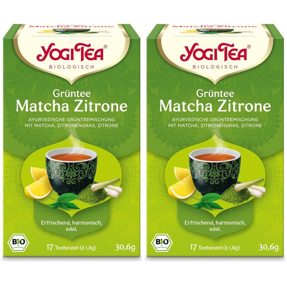 Yogi TEA Gruent Matcha ZIT Bio 2x 2x17x1,8 g Filterbeutel
