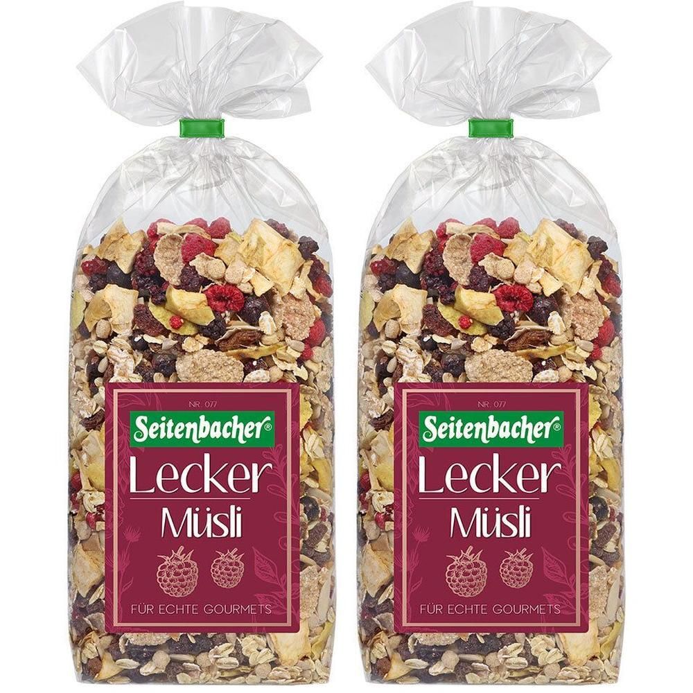 Seitenbacher Lecker Müsli 2x 2x750 g