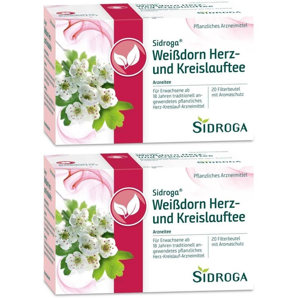 Sidroga Weißdorn Herz- und Kreislauftee Filterb. 2x 2x20x1,5 g Tee