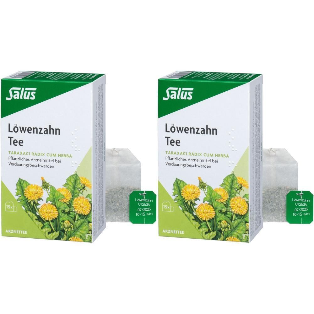 Löwenzahn Arzneitee Taraxaci rad.c.herb.Bio Salus 2x 2x15 St Filterbeutel