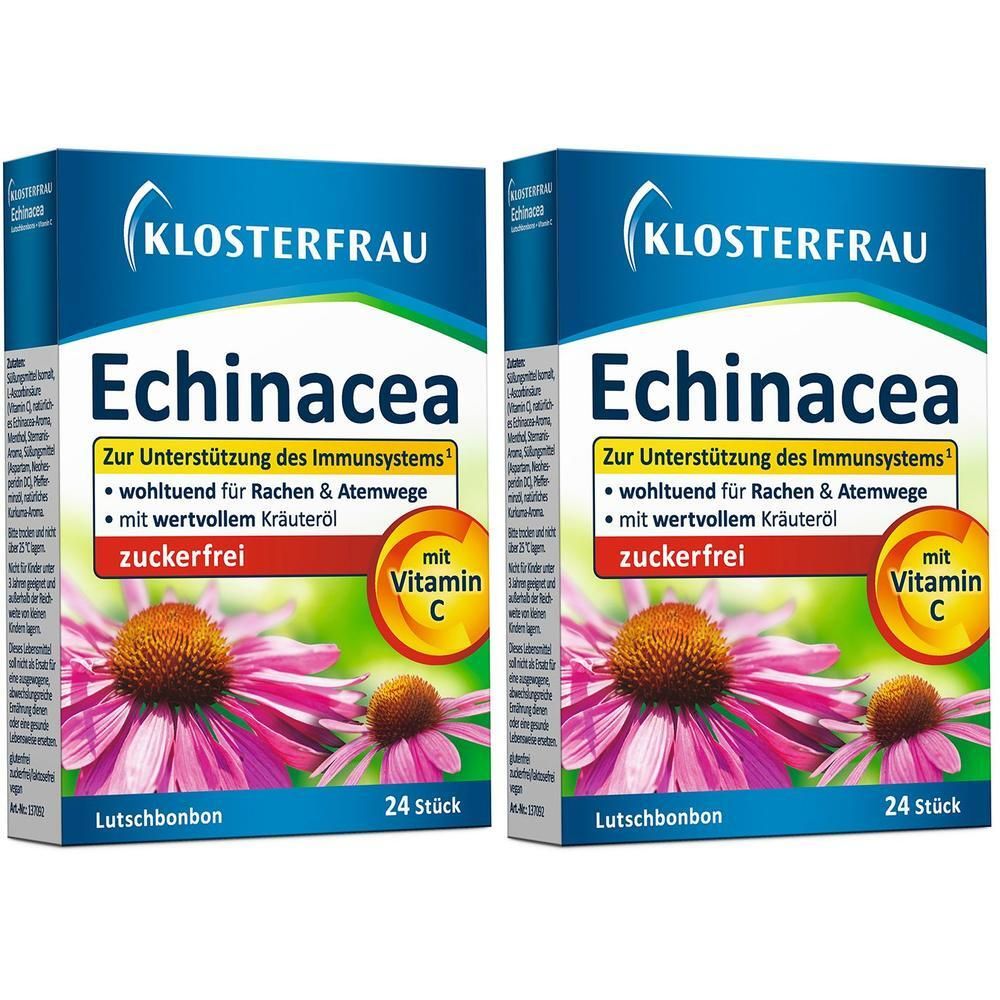 Klosterfrau Echinacea Bonbons 2x 2x24 St