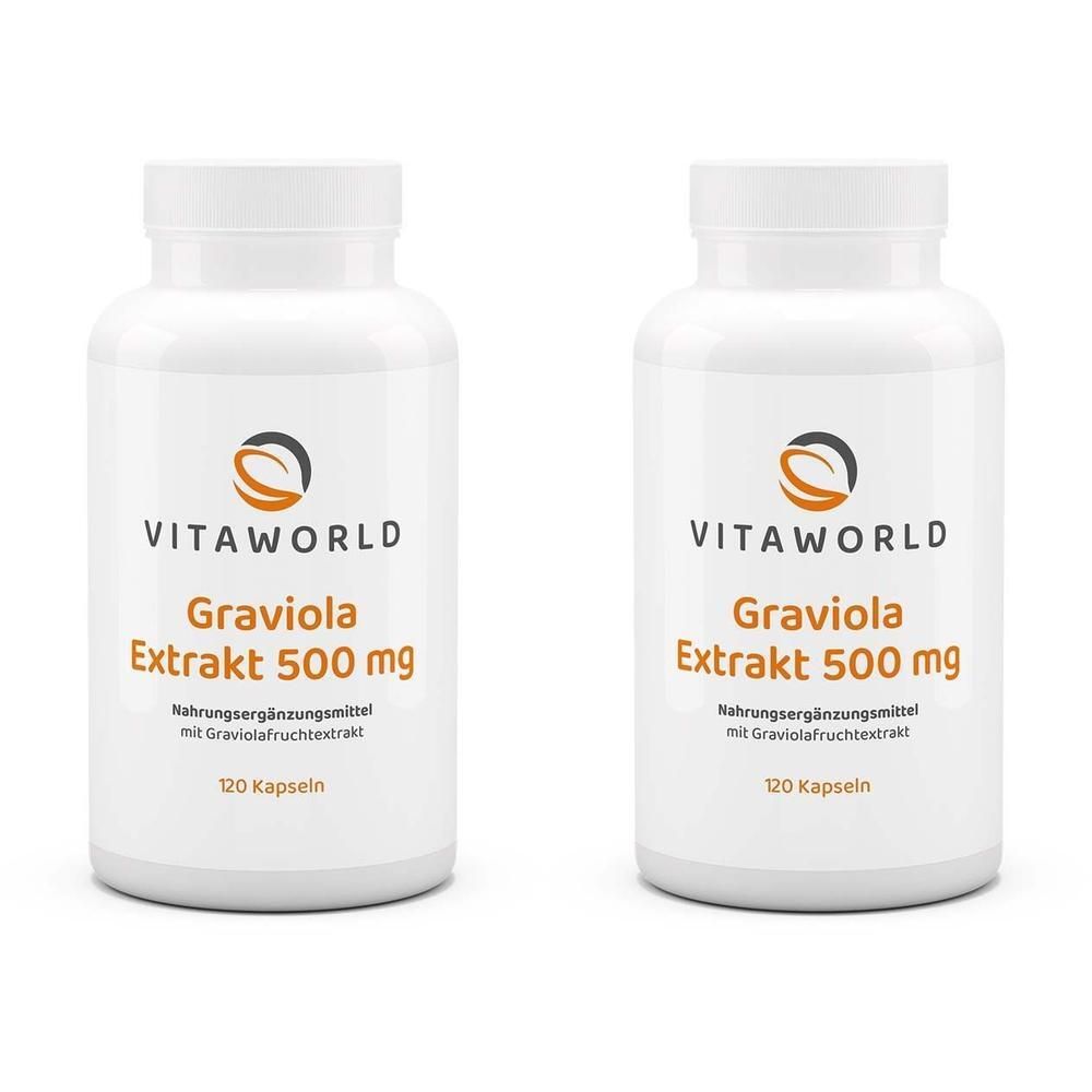 Graviola Extrakt 500 mg Kapseln 2x 2x120 St