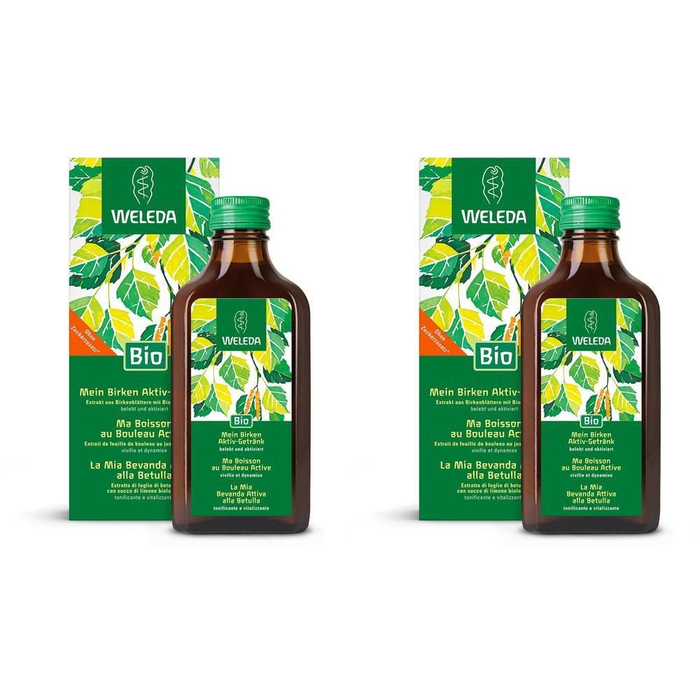 Weleda Mein Birken Aktiv-Getränk 2x 2x200 ml Elixier