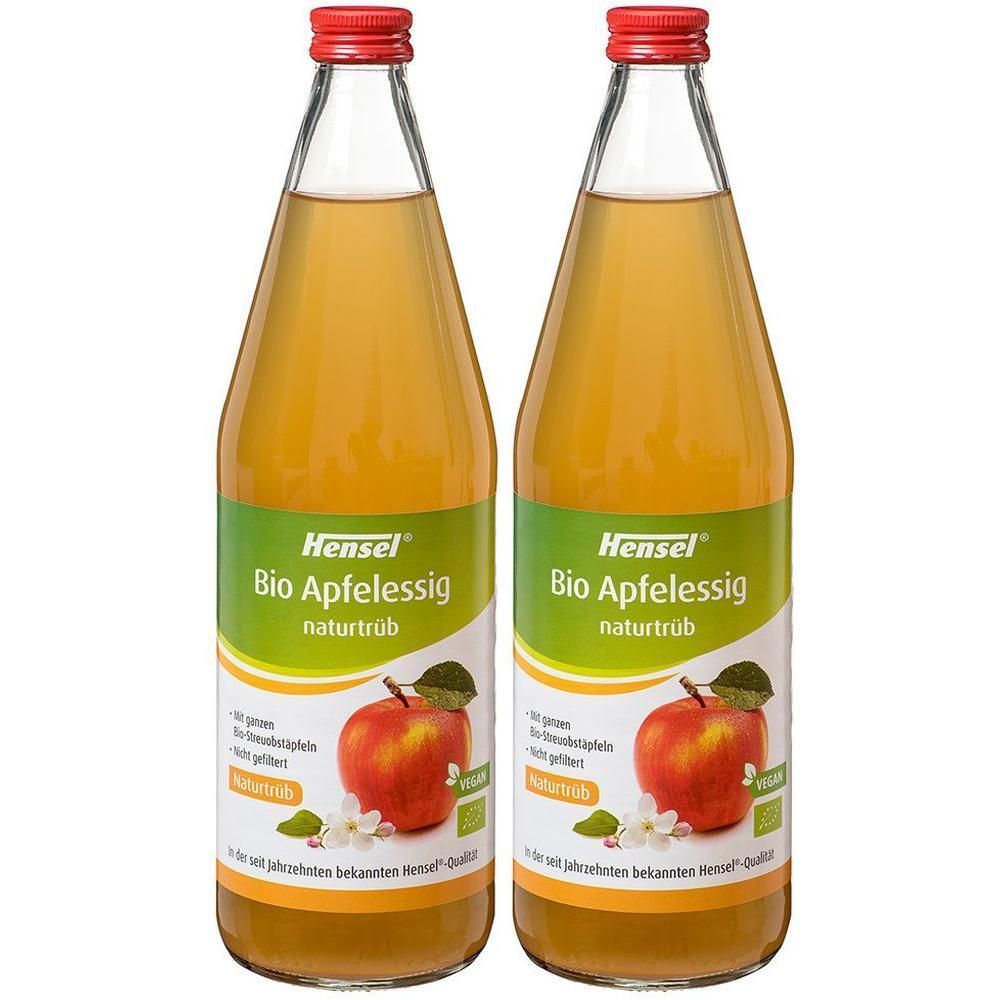 Hensel Apfelessig naturtrüb Bio 2x 2x750 ml Flüssigkeit