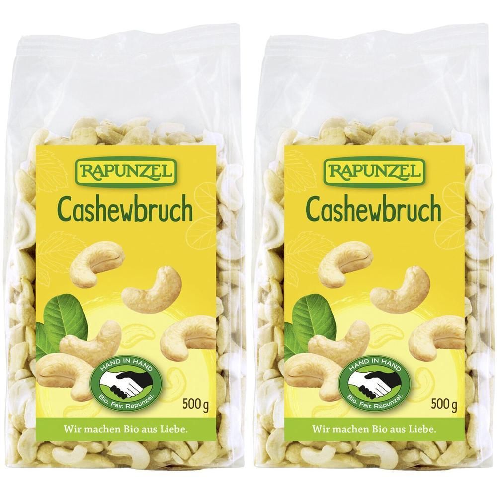 Rapunzel Bio Cashewbruch 2x 2x500 g Granulat