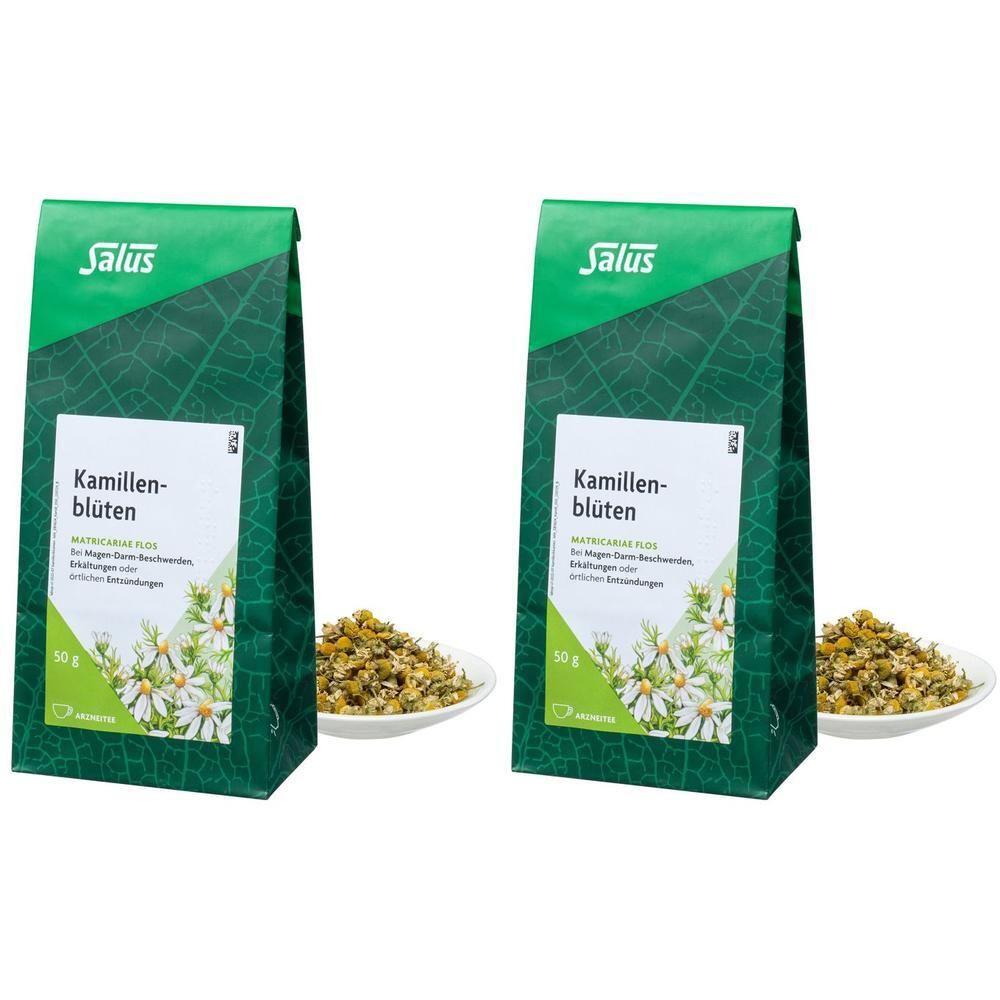 Kamillenblüten Arzneit.Bio Matricariae flos Salus 2x 2x50 g Tee