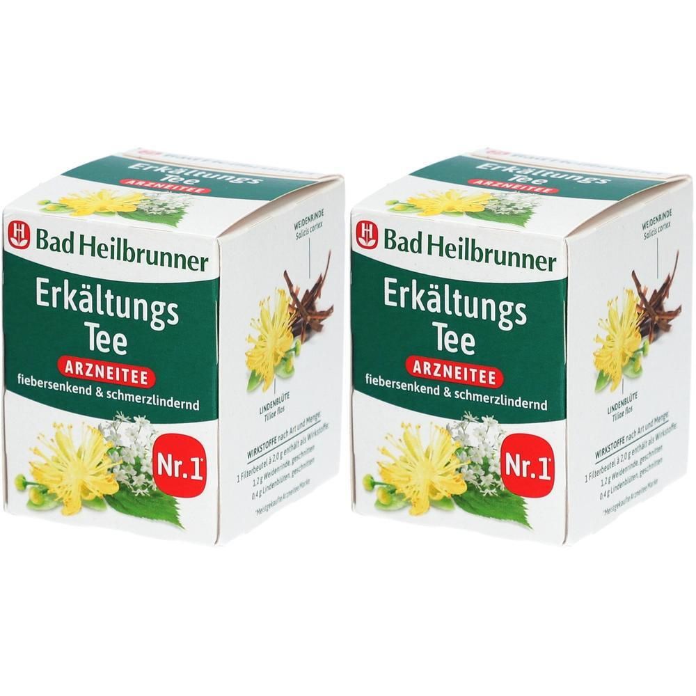 BAD Heilbrunner Erkältungstee N Filterbeutel 2x 2x8x2 g