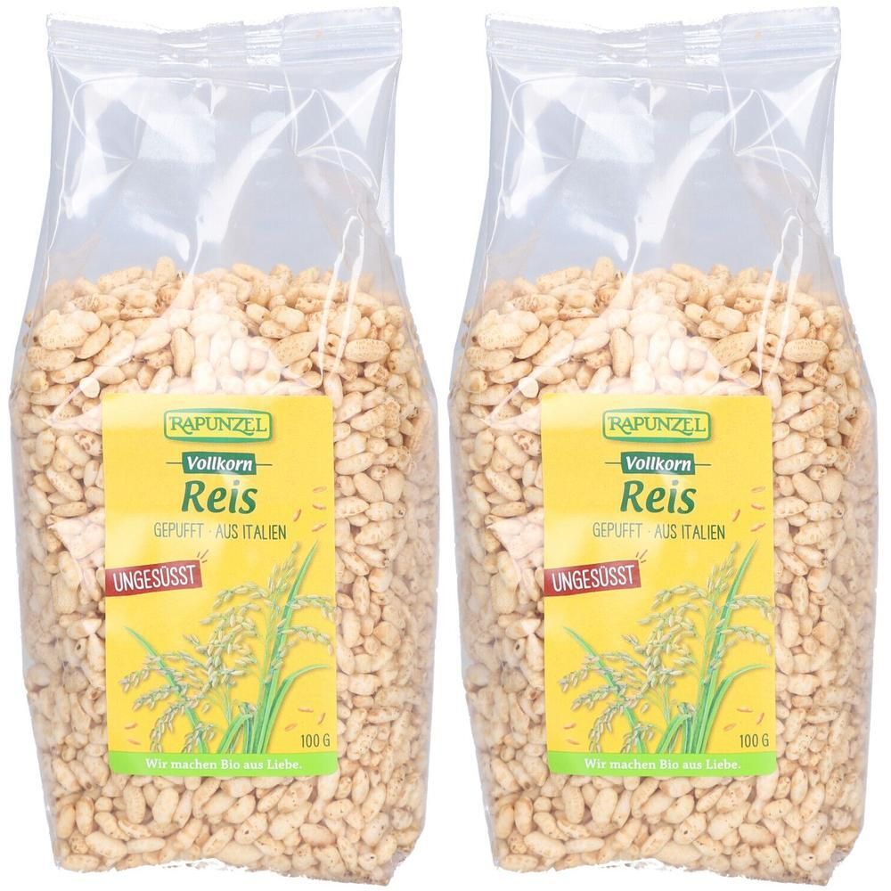 Rapunzel Vollkorn Reis gepufft 2x 2x100 g