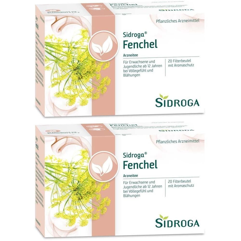 Sidroga Fenchel Tee Filterbeutel 2x 2x20x2 g