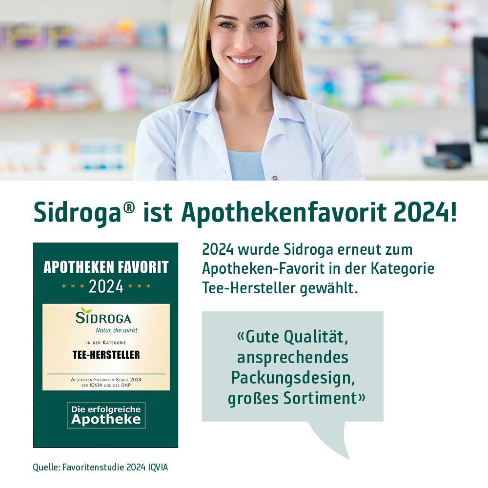 Apothekerin mit Auszeichnung "Apothekenfavorit 2024".