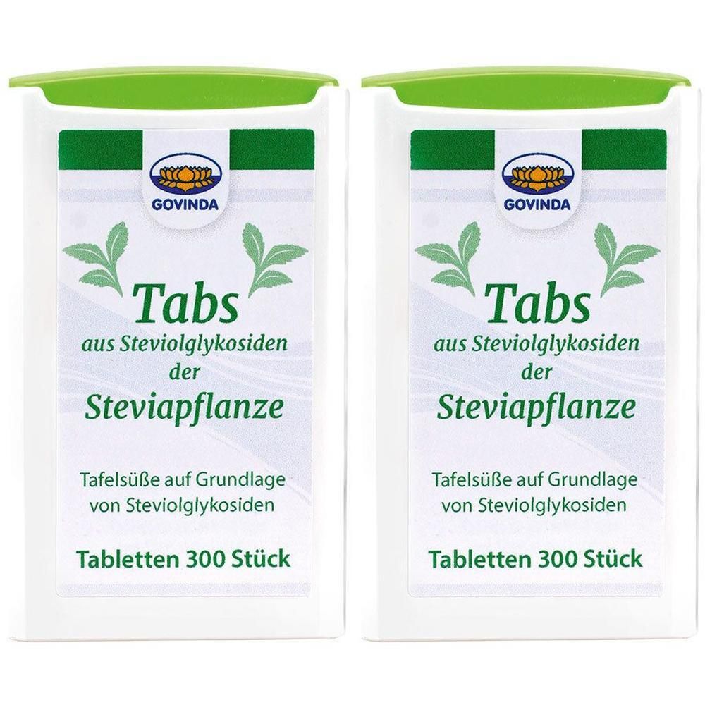 Govinda Stevia Tabs 2x 2x300 St Tabletten
