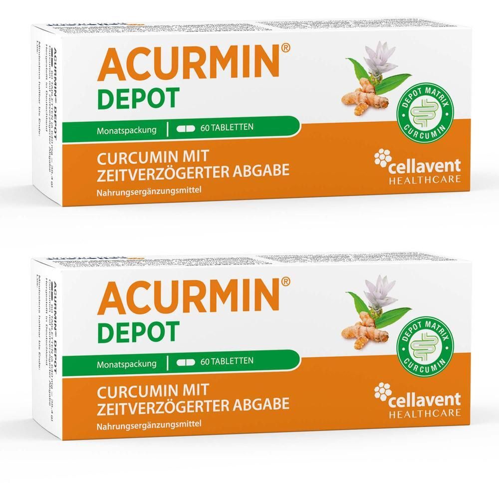 Acurmin Depot magensaftresistente Tabletten 2x 2x60 St magensaftresistent