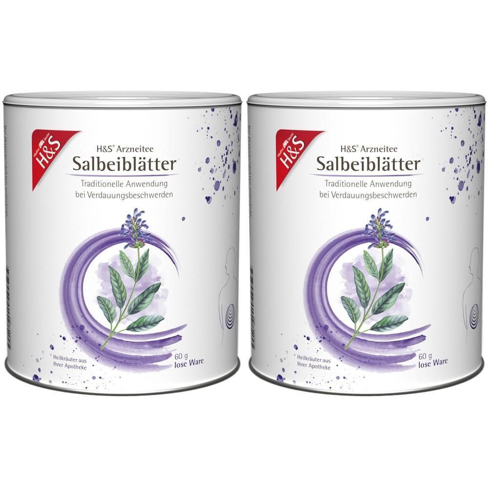 H&S Salbeiblätter Tee lose 2x 2x60 g