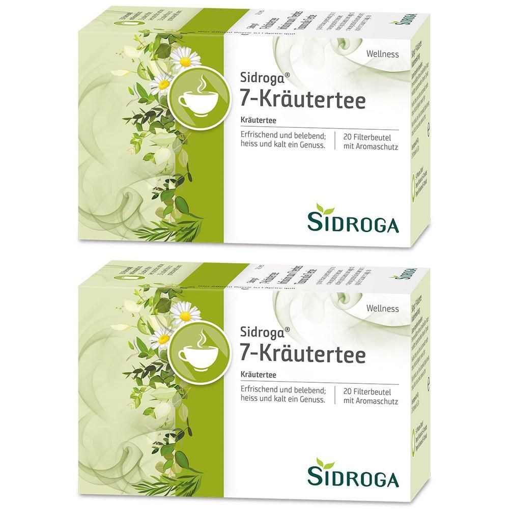 Sidroga Wellness 7-Kräutertee Filterbeutel 2x 2x20x2 g Tee