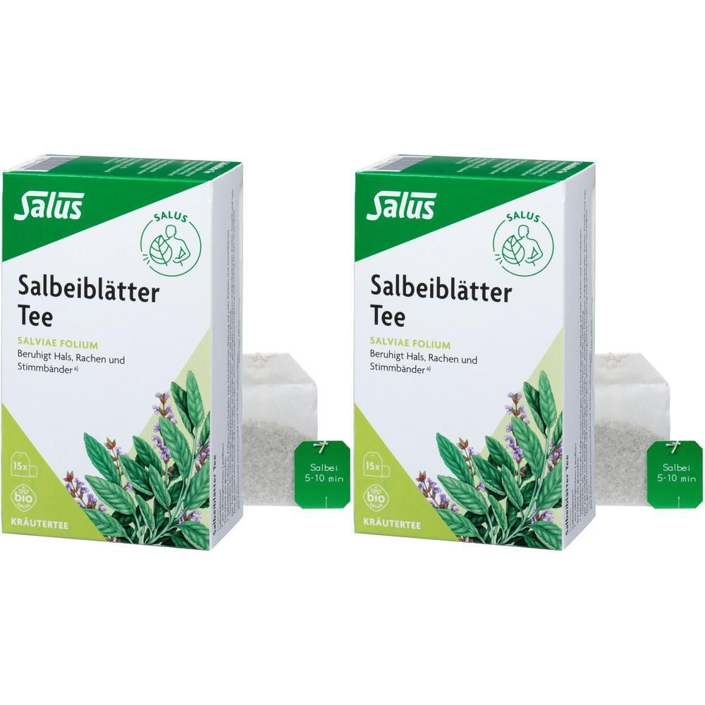 Salbeiblätter Tee Bio Salus Filterbeutel 2x 2x15 St
