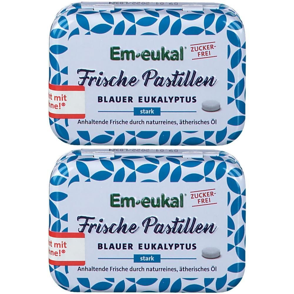 Em-Eukal Frische Pastillen blauer Eukalypt.z.frei 2x 2x20 g